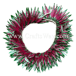 HK011-N Braided Smooth Leaves Headband