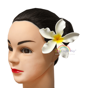 FSH199-3 Hawaiian Artificial Foam Flower Plumeria Type QO | CraftsWay.com