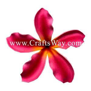FSH199-3 Hawaiian Artificial Foam Flower Plumeria Type QO | CraftsWay.com