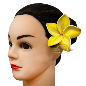 FSH199-5 Hawaiian Artificial Foam Flower Plumeria Type RA Size 3 inches | CraftsWay.com