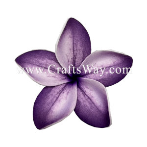 FSH199-5 Hawaiian Artificial Foam Flower Plumeria Type RA Size 3 inches | CraftsWay.com