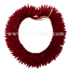 HK010(S)-03 Braided Heliconias Headband (S) #03 Red