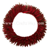 HK010(S)-09 Braided Heliconias Headband (S) #09 Firebrick & Green