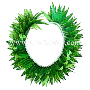 HK011-08 Braided Smooth Leaves Headband #08