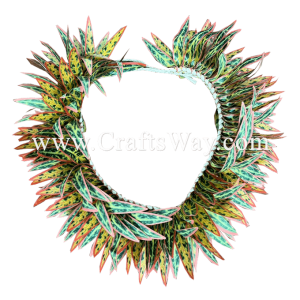 HK011-15 Braided Smooth Leaves Headband #15