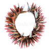 HK011-17 Braided Smooth Leaves Headband #17