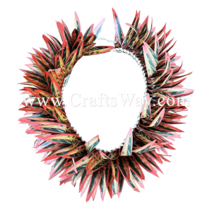 HK011-17 Braided Smooth Leaves Headband #17