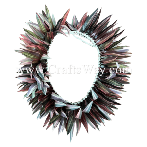 HK011-19 Braided Smooth Leaves Headband #19