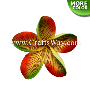 FSH199-8 Hawaiian Artificial Foam Flower Plumeria Type RO Size 2.5 inches | CraftsWay.com