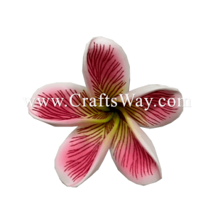 FSH199-8 Hawaiian Artificial Foam Flower Plumeria Type RO Size 2.5 inches | CraftsWay.com