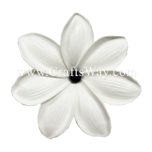FSH472-Pearl Hawaiian Artificial Foam Flower Tiare Type GE with Pearl Size 3.5 inches | CraftsWay.com