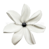 FSH473-Pearl Hawaiian Artificial Foam Flower Tiare Type GI with Pearl Size 3.5 inches | CraftsWay.com