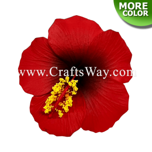 FSH524 Artificial Foam Flowers, Hibiscus Type Y, size 4 inches