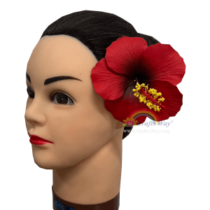 FSH524 Artificial Foam Flowers, Hibiscus Type Y, size 4 inches