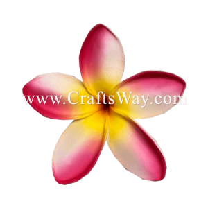 FSH199-11 Hawaiian Artificial Foam Flower Plumeria Type SE Size 3.5 inches | CraftsWay.com