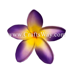 FSH199-11 Hawaiian Artificial Foam Flower Plumeria Type SE Size 3.5 inches | CraftsWay.com