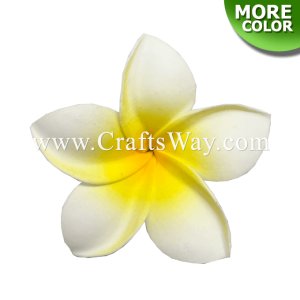 FSH199-12 Hawaiian Artificial Foam Flower Plumeria Type SI Size 3.5 inches | CraftsWay.com