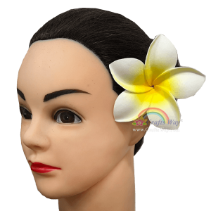 FSH199-12 Hawaiian Artificial Foam Flower Plumeria Type SI Size 3.5 inches | CraftsWay.com