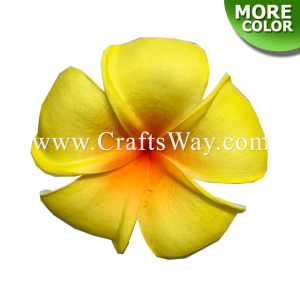FSH199-13 Hawaiian Artificial Foam Flower Plumeria Type SO Size 3.5 inches | CraftsWay.com