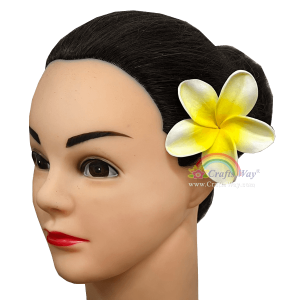 FSH199-9 Hawaiian Artificial Foam Flower Plumeria Type RU Size 3 inches | CraftsWay.com